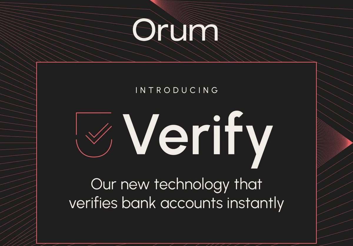 Introducing Verify: Instant Bank Account Verification Technology