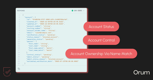 Just Launched: Verify Now Validates Account Ownership Via Name Match